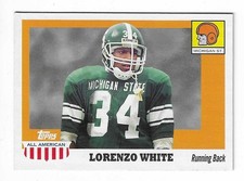 2005 Topps All-American Football Lorenzo White Card #66