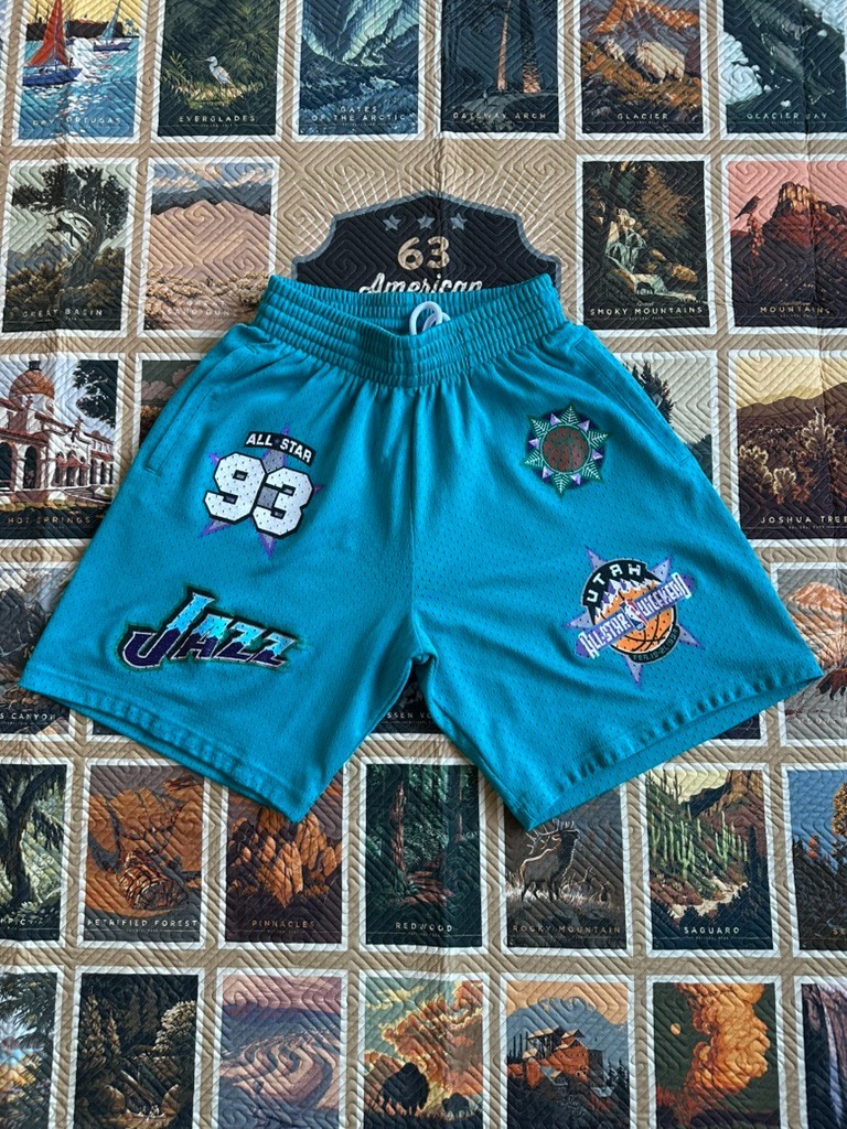 Mitchell & Ness NBA All-Star Game 1993 Utah Jazz Basketball Shorts