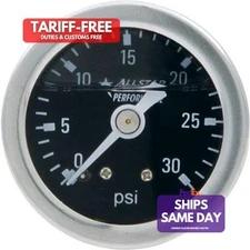 Allstar ALL80202, One 1.5In Gauge 0-30 Psi Liquid Filled Performance Racing Part