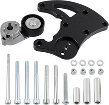 LS Swap R4 AC Compressor High Mount Bracket Kit with Belt Tensioner for Chevrole