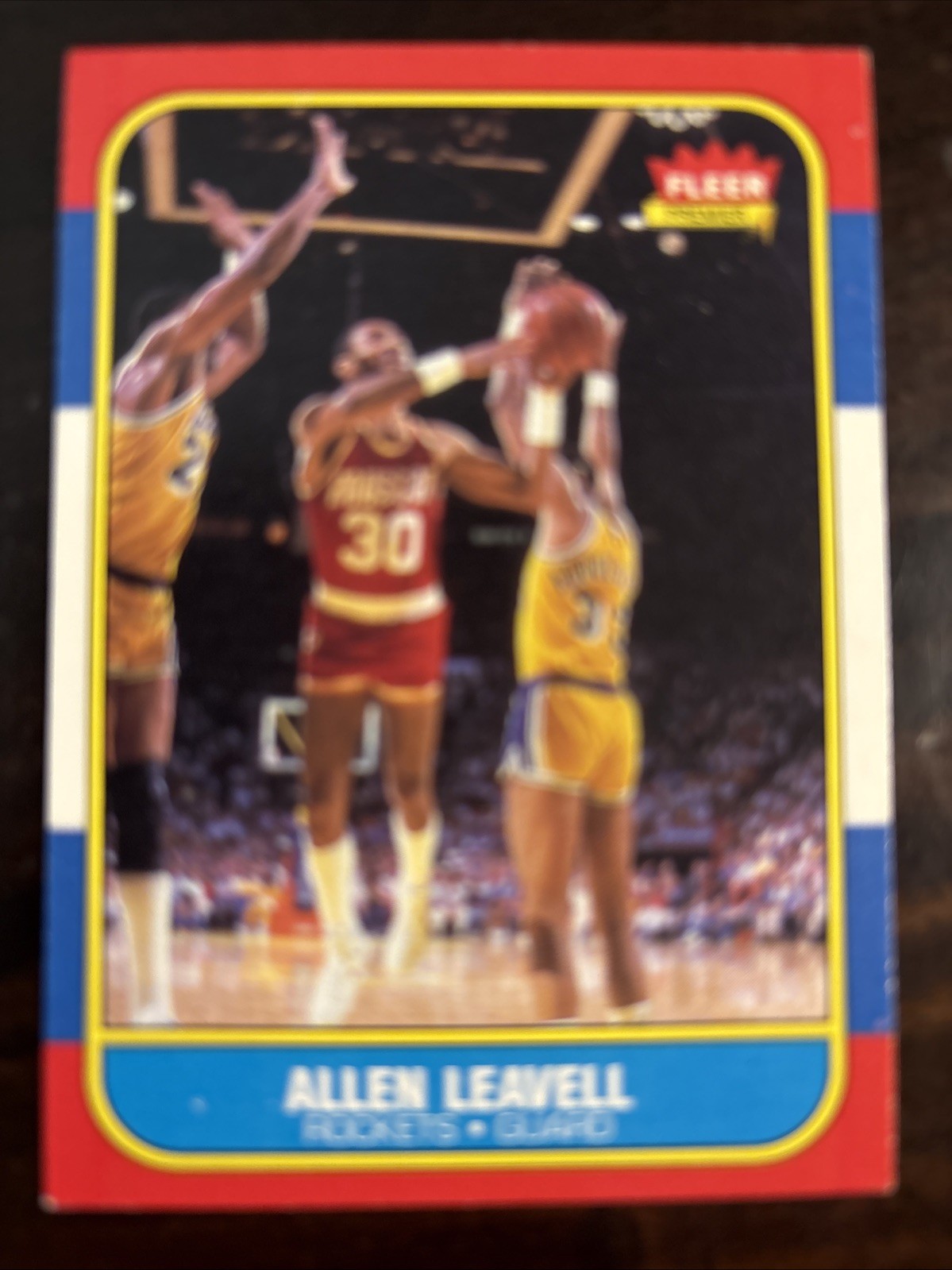 1986-87 Fleer - Allen Leavell #62 - Nicks