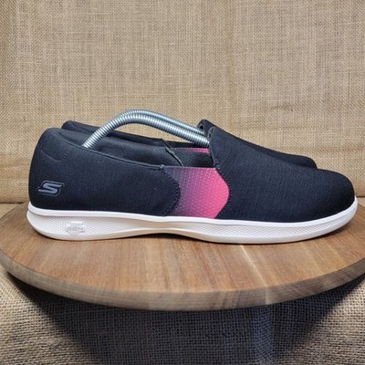 Skechers GO Step Lite Ombre Slip On Sneakers Vegan Washable Women's 12 Comfort