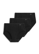 Jockey Women's Underwear No Panty Line Promise Hip Brief 3 Pack Black New