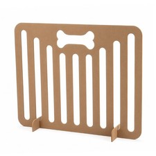 Wooden Dog Gate Pet Barrier No Drill Stair Stopper Doorway Hallway Portable