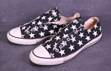 Converse All Star Slip-On OX Sneaker Chucks Gr. 45 schwarz weiß Sterne BC1752