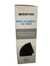Wecation Litter Box Replacement Filters Litter Robot 8 Pack