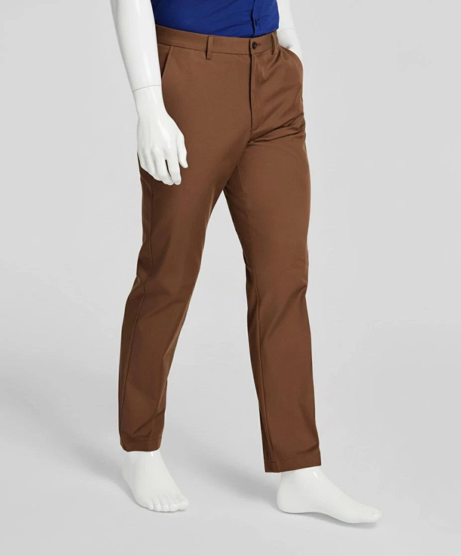 Michael Kors Mens Brown Classic-Fit Stretch Performance Dress Pants Sz 36W 34L