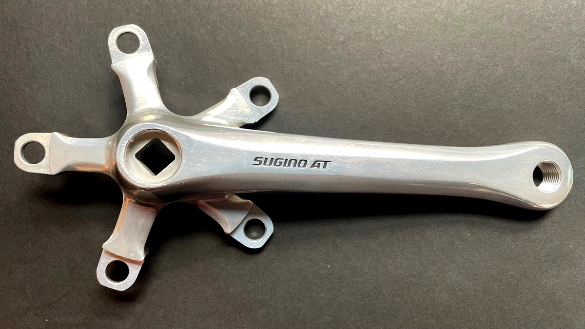 SUGINO PISTA ビンテージクランク Sugino Pista Crankset black - 48x17