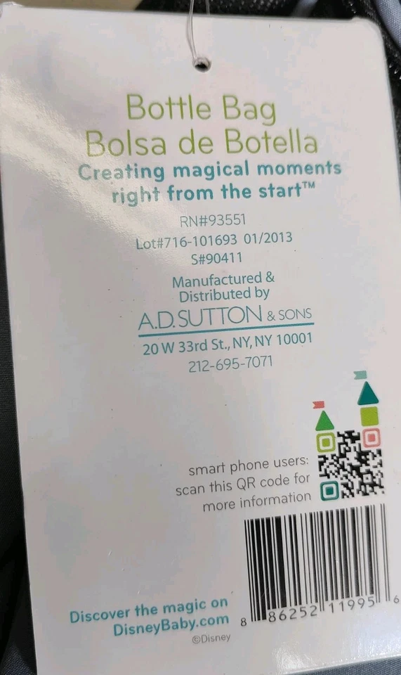 Bolso aislante biberón Disney bebé gris/negro/rojo Mickey Foto 3 de 4