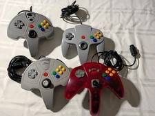 4- Nintendo 64 Controllers Parts Only