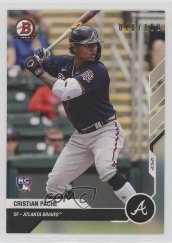 2021 Bowman Transcendent Collection VIP Party Next /100 Cristian Pache Rookie RC