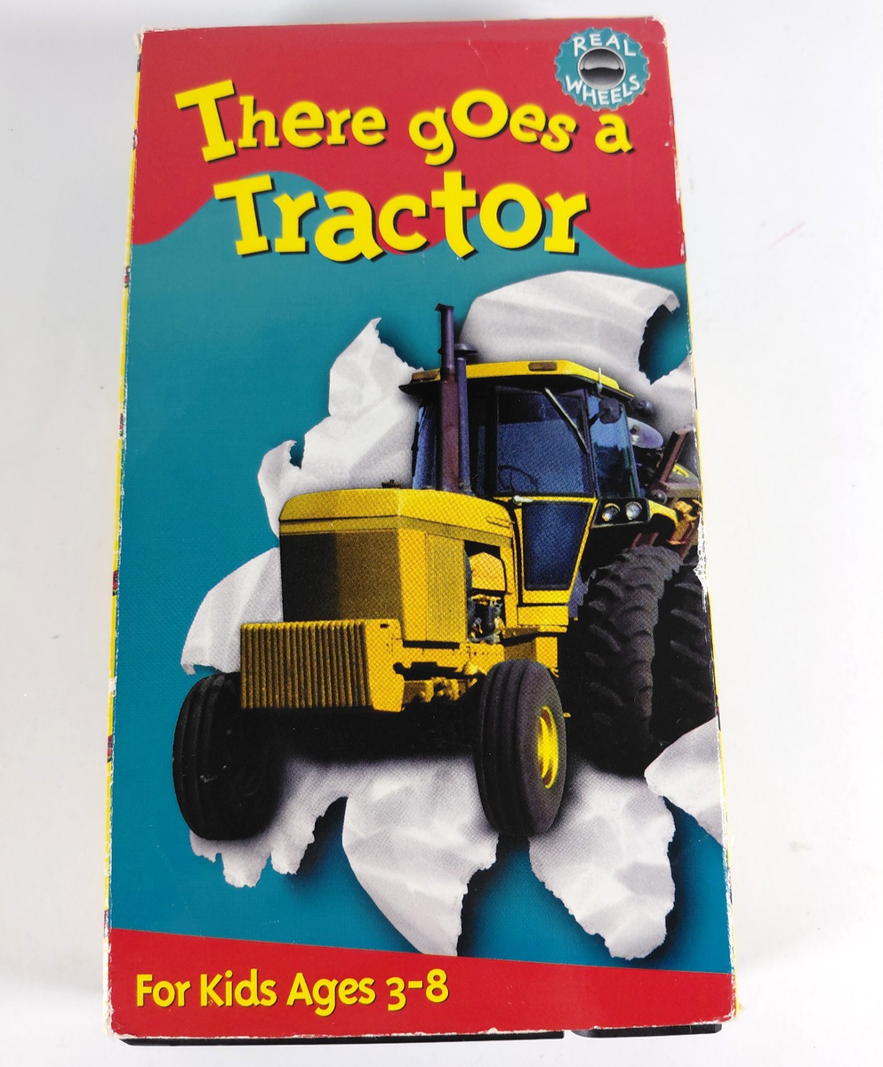 There Goes a Tractor VHS Real Wheels KidVision 1998 85365184930| eBay