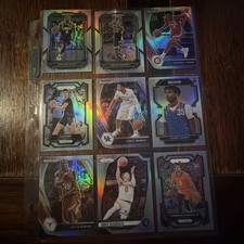 Lot of 43  Basketball Silver Cards. Rookies, Stars. LeBron, Ajay Mitchell