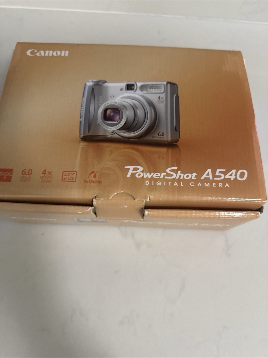 Canon PowerShot A540 6.0MP Digital Camera - Silver for sale online