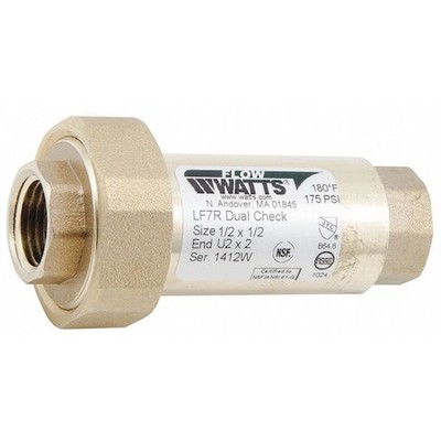 Watts Lf7ru2-2 1/2'' Threaded Dual Check Valve