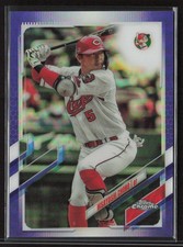 2021 Topps Chrome NPB #80 Hisayoshi Chono Purple Refractor #/299