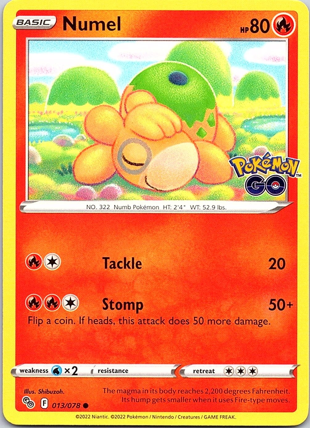 Pokemon GO #013/078 Numel