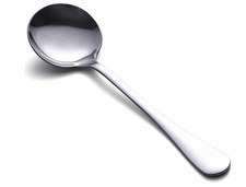 Soup Spoons 8-Piece Premium Stainless Steel Spoons round Spoons, Heavy-Weight