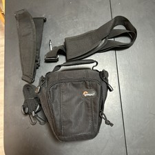 Lowepro Toploader Zoom 45 AW Camera Bag with Strap and Rain Cover used