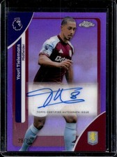 2026 Topps Chrome Premier League Youri Tielemans Auto Purple Refractor #/75