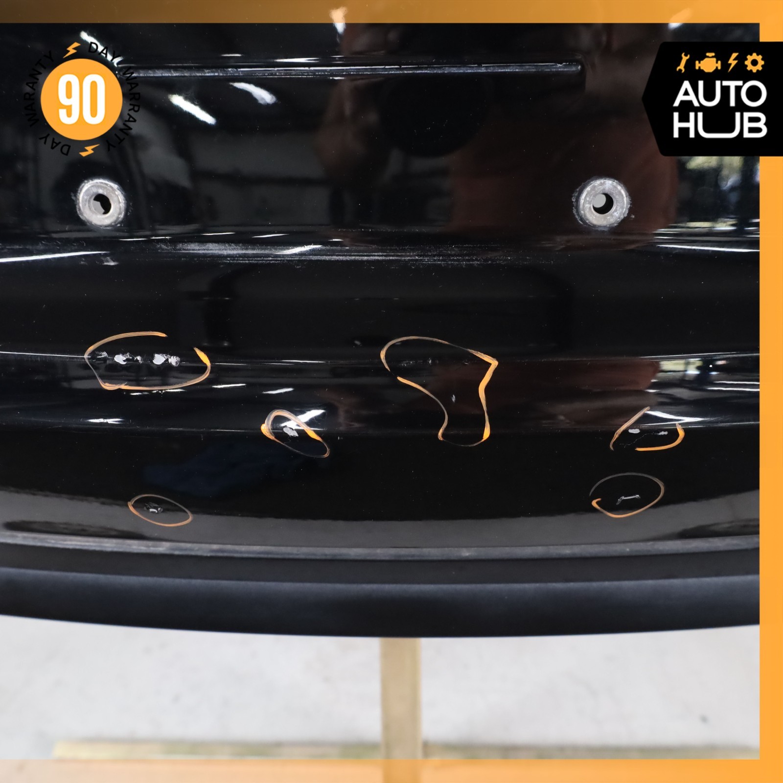 12-15 Bentley Continental GT GTC Rear Bumper Cover Assembly w/ Park Assist OEM