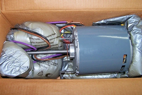 New Trane Emerson 3/4 HP Condenser Fan Motor 460 VAC 1100 RPM 1 Phase 48Y Frame