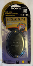 Sony TL-F105 Auto-Wind Reel Laptop Computer Telephone Accessory Cord 7ft