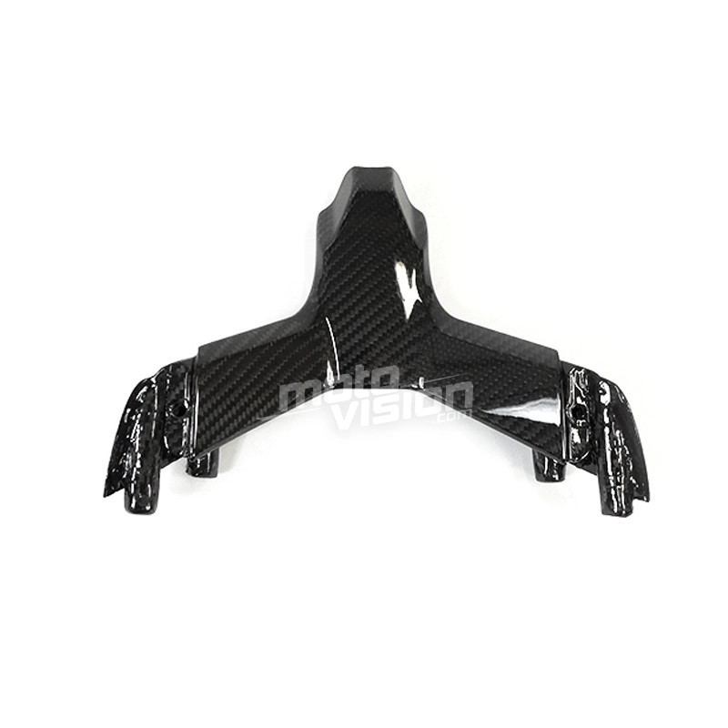 Support de tête de fourche carbone Ducati Supersport 2019 idéal pour les sorties sur circuit vernis