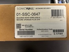 SonicWall 01-SSC-0647 SOHO TZ Firewall Appliance   NEW IN BOX No Subscription 