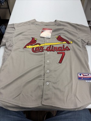 Majestic Authentic St Louis Cardinals HOLLIDAY #7 Jersey Gray Sz 50 NWT!!