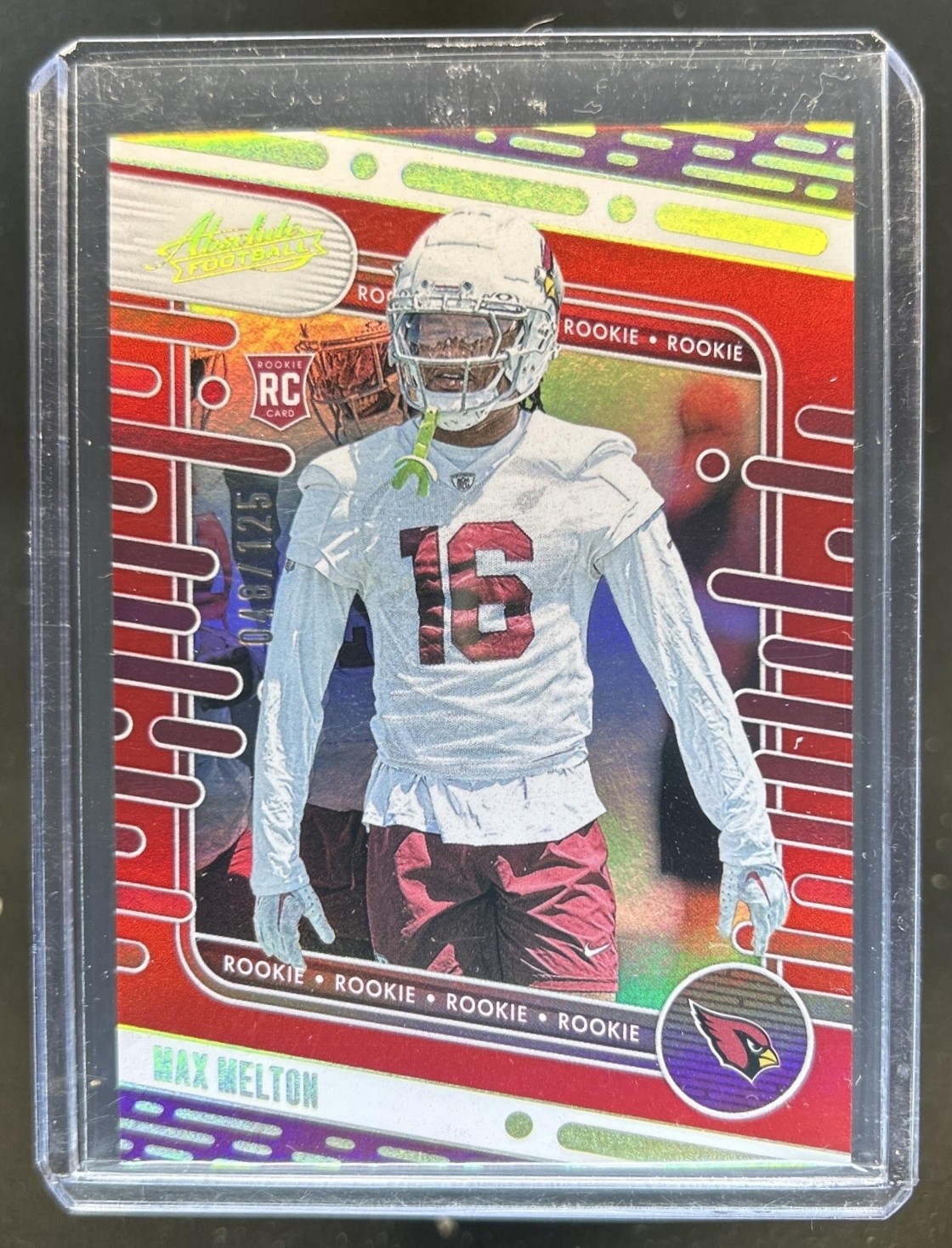 Max Melton Panini Absolute #143 Red Spectrum
