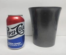 Pottery Wine Chiller Made In Germany Shiny Gray Metallic Finish Pewter Look