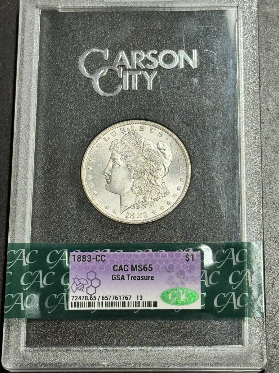 1883 MS65 モーガン Carson City Grade MS 65 1883 Year Morgan US Dollars (1878-1921