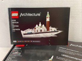 LEGO Architecture Venice (21026) -with Box & Manual, Individually Bagged Pieces