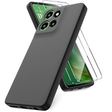 2 Pack Tempered Glass Screen Protectors  Shockproof TPU Case for Moto G Power 5