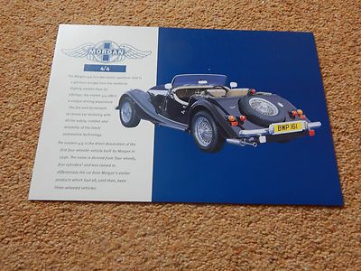 Morgan 4/4 1800 2-Sitzer Datenblatt - 2000 (ohne Abgasdaten)