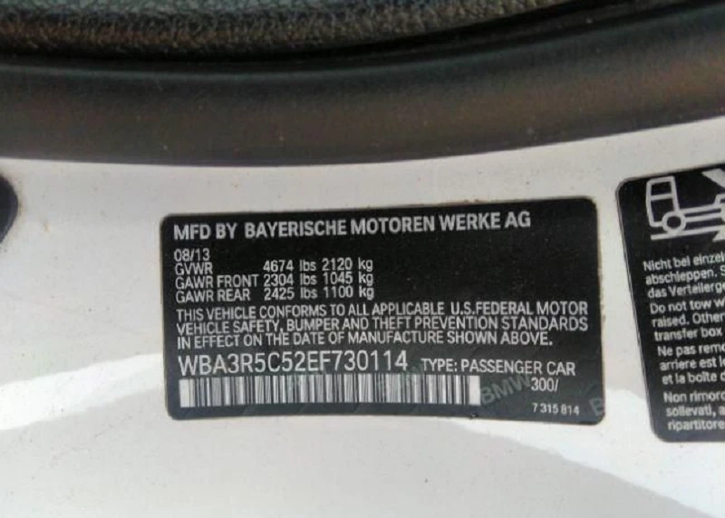 BMW 435I 2014-2016 conductor husillo delantero izquierdo nudillo OEM Foto 4 de 4