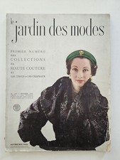 Magazine mode fashion JARDIN DES MODES #345 septembre 1950
