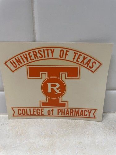 Vintage Angelus Aufkleber - University of Texas College of Pharmacy