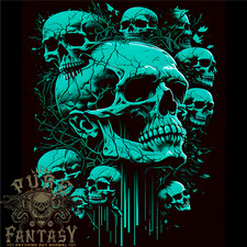Skull Time Gothic Heavy Metal Rock Music Biker Mens Light Cotton T-Shirt