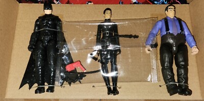 DC Comics The Batman 3-Pack 4'' Batman Selina Kyle The Penguin Figures No Box