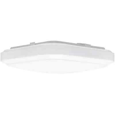 NEW HAMPTON BAY 12 in. 14-Watt Square LED Flush Mount Ceiling Light ...