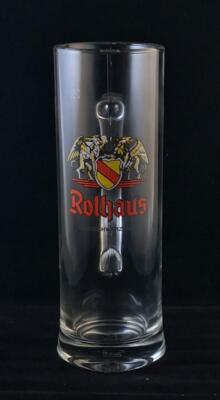 6 Rothaus Hochschwarzwald Bierkrüge, Glaskrug , 0,5 l, Kneipe, Bistro, 6 Stk Neu