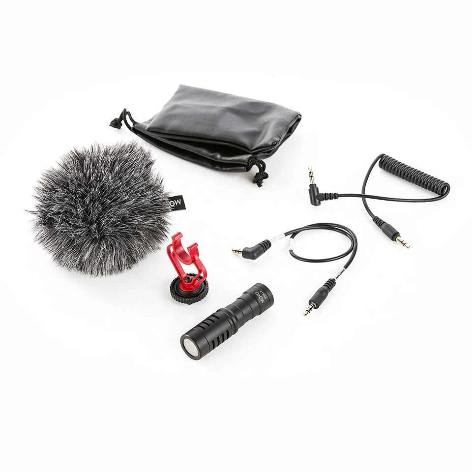 Micrófono de video condensador cardioide universal Movo VXR10 con montaje amortiguador Foto 2 de 4