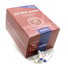 NEW Dr Perl 9mm Charcoal Filters Junior Vauen for Pipes in 180 box