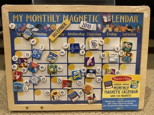 melissa and doug my monthly magnetic calendar