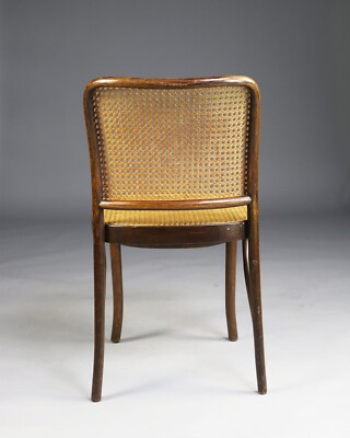 Early Josef Hoffmann FMG Model 811 'Prague' Bentwood Cane Chair