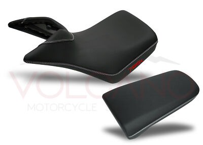 Triumph TIGER 800 2010-2019 Volcano Seat Cover White Red T015cB856 Anti slip