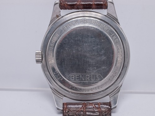Benrus Men's 34mm 17j Watch DR2F1 Cal. Eta 2372 - Runs Well - Picture 9 of 15