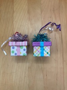 2 Adorable Gift Balloon Weights 2" H 2" W 2" L